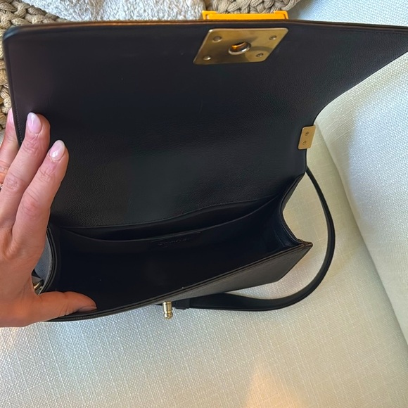 SOLD Chanel Caviar Boy Bag w/ Gold Hardware Flap Handbag - Picture 5 of 16